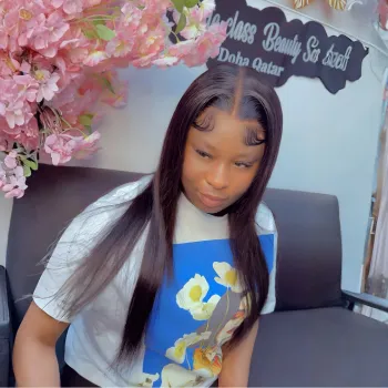 Client hairstyle - cornrows